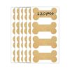Etiquetas de hueso para perro de Kraft de 3.1 x 1.4 in_1