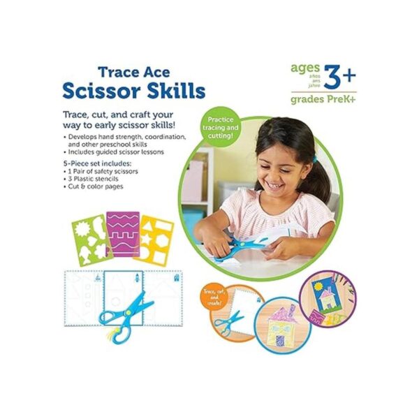 Learning Resources Juego de habilidades de tijeras Trace_6