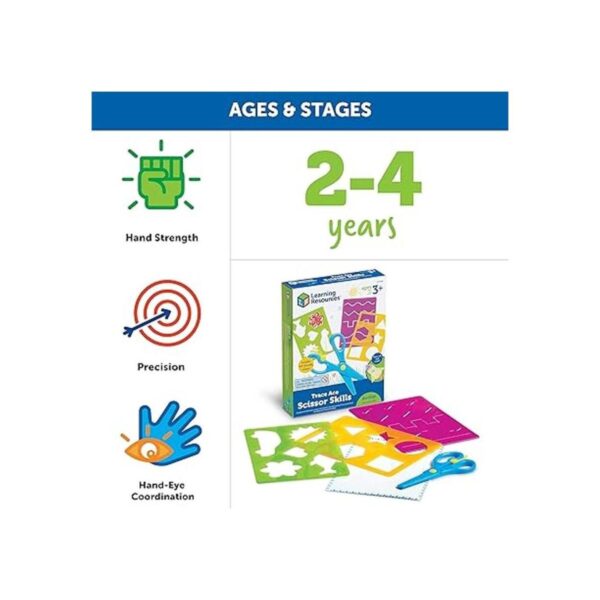 Learning Resources Juego de habilidades de tijeras Trace_5