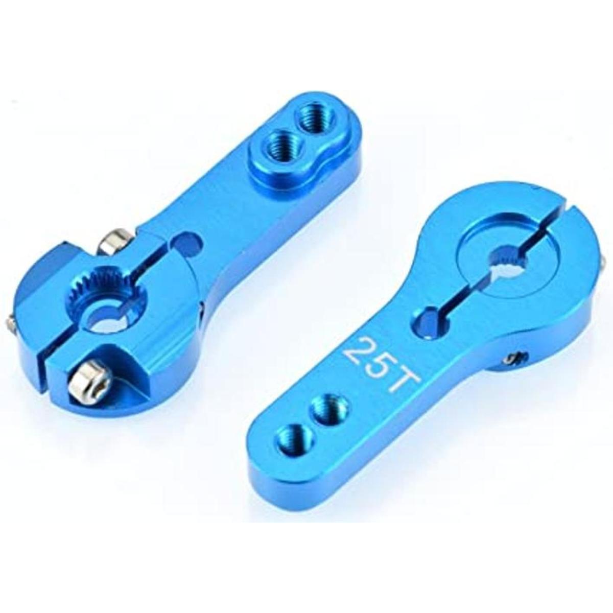 Apex Productos RC 25T Futaba Azul Aluminio Dual Clamping