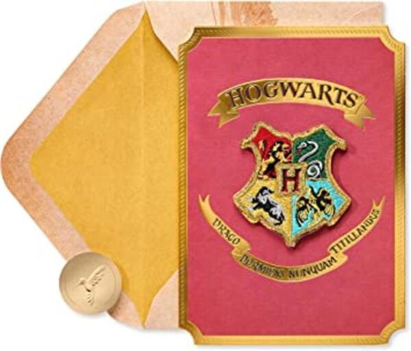 Papyrus Tarjeta en blanco de Harry Potter Hogwarts Patch_1