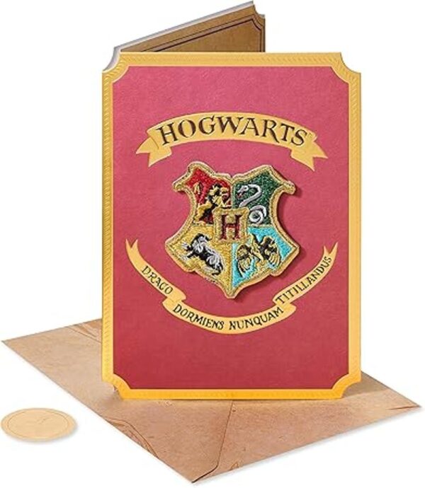 Papyrus Tarjeta en blanco de Harry Potter Hogwarts Patch_4