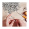 Cuentas espaciadoras de plata de 180 3.53 oz cuentas_4