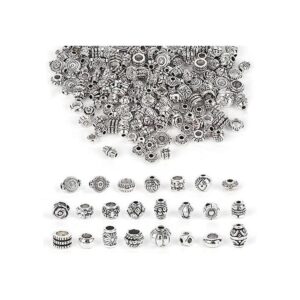 Cuentas espaciadoras de plata de 180 3.53 oz cuentas_1