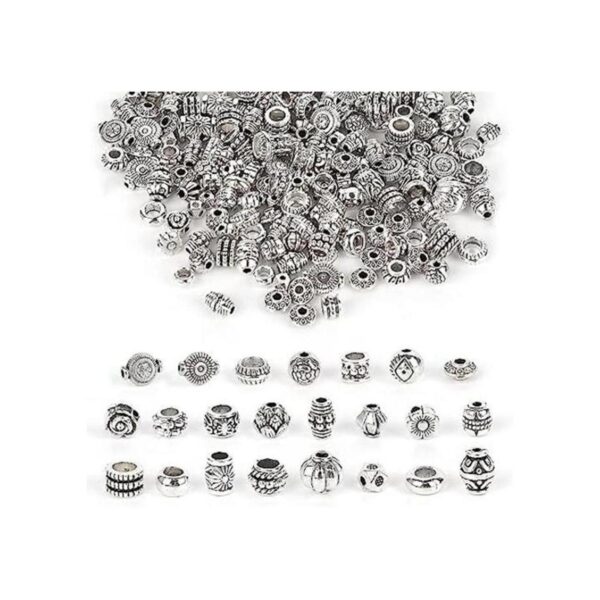Cuentas espaciadoras de plata de 180 3.53 oz cuentas_1