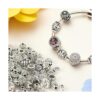 Cuentas espaciadoras de plata de 180 3.53 oz cuentas_5