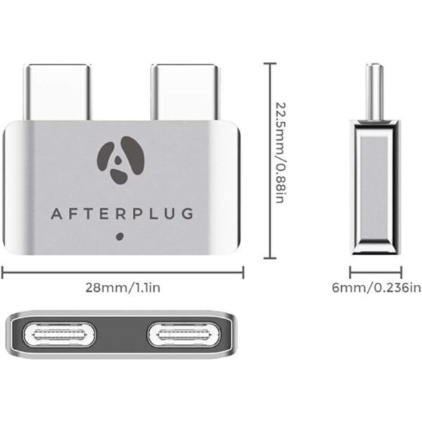 Extensor USB C para MacBook con funda adaptador de_5