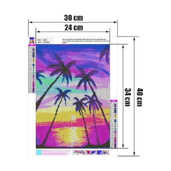 Kit de pintura de diamante 5D por número pintura de