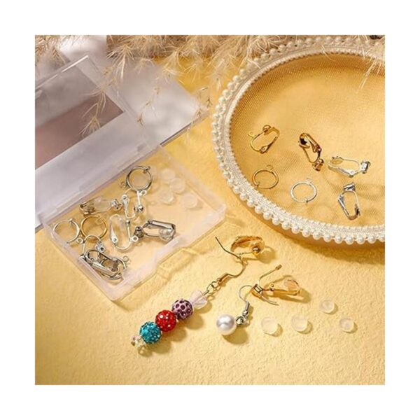 Convertidor de aretes con clip de 18 piezas con