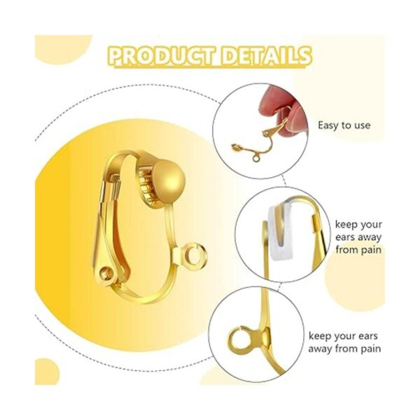 Convertidor de aretes con clip de 18 piezas con
