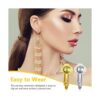 Convertidor de aretes con clip de 18 piezas con