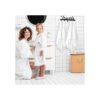 Toallero de baño estético para montaje en pared ahorro de