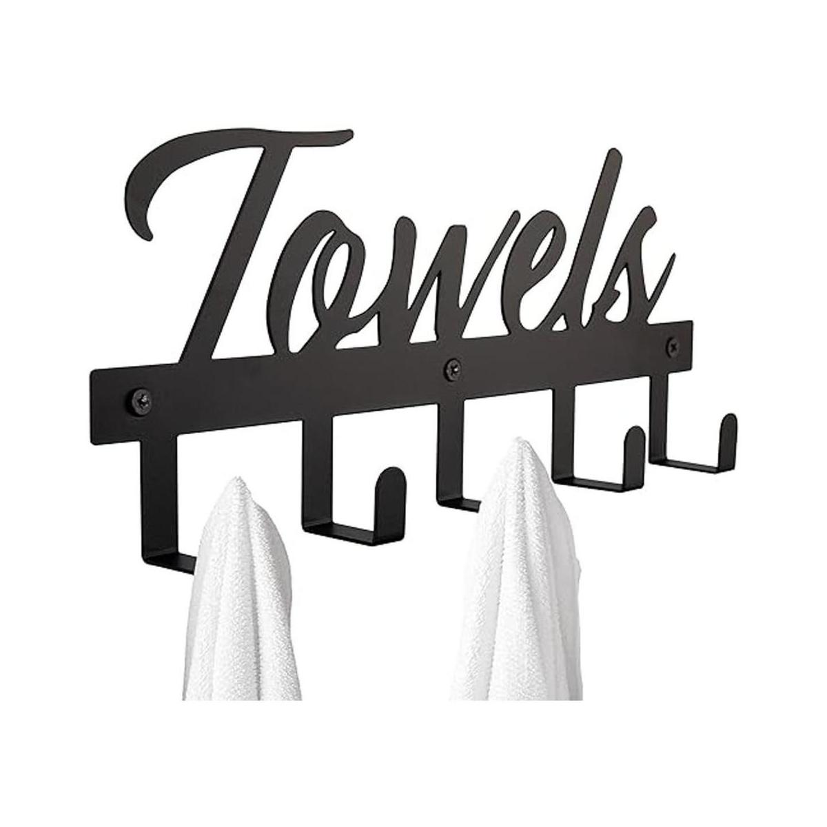 Toallero de baño estético para montaje en pared ahorro de