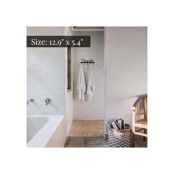 Toallero de baño estético para montaje en pared ahorro de
