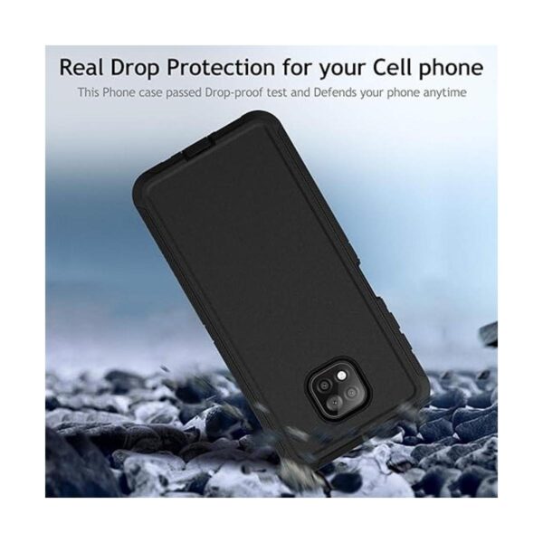 Jiunai Funda para Moto G Power 2021 3 piezas armadura_2