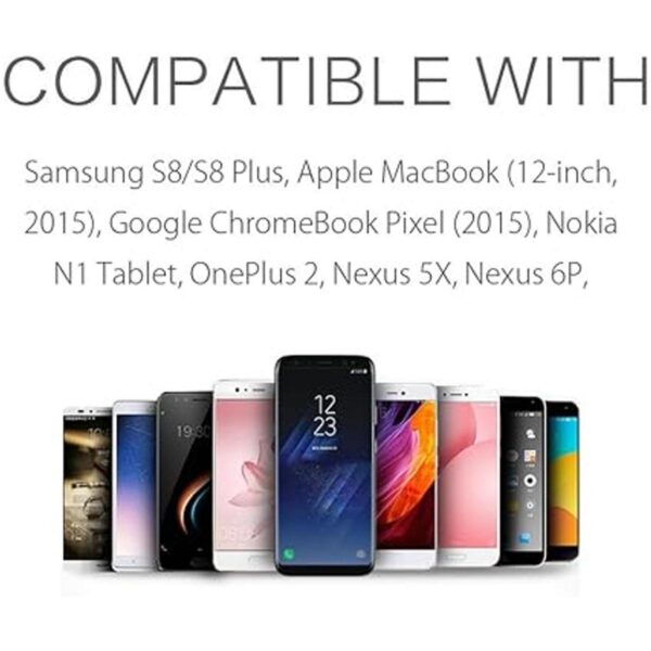 MaGeek Paquete de 5 cables cortos USB C a USB C 2.0 1_5