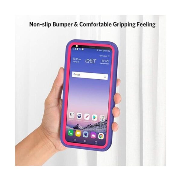 Jelanry Carcasa de uso rudo protectora para LG Stylo 5_5