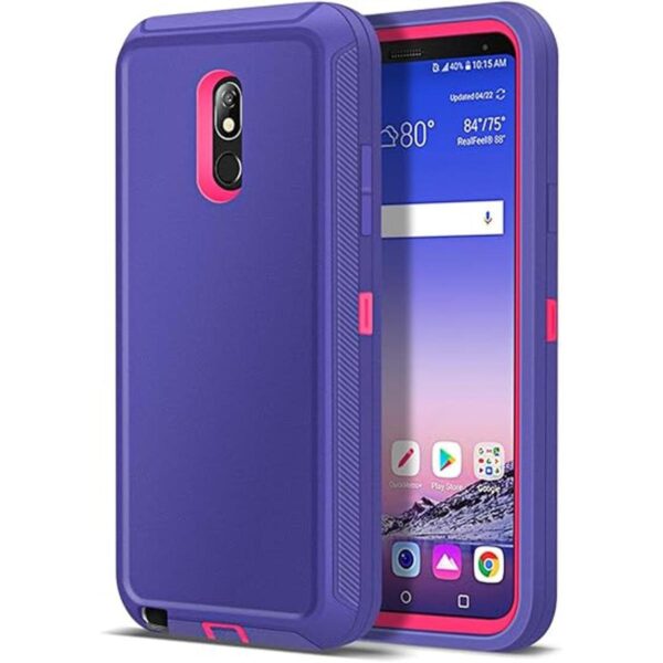 Jelanry Carcasa de uso rudo protectora para LG Stylo 5_1