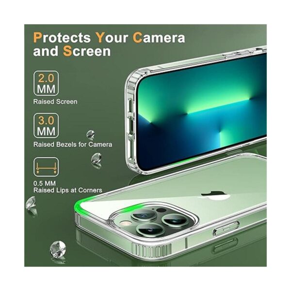 OTOFLY Funda transparente diseñada para iPhone 13 Pro_5