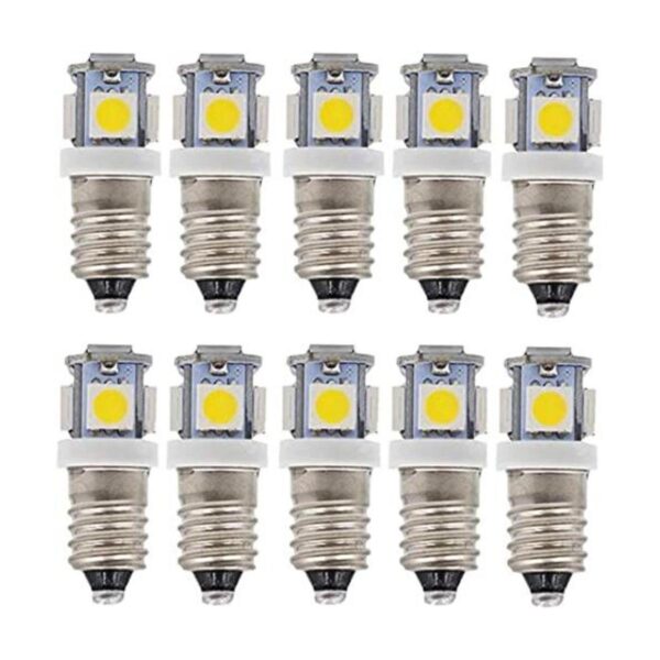 GutReise Bombillas LED E10 CA paquete de 10 bombillas LED_1