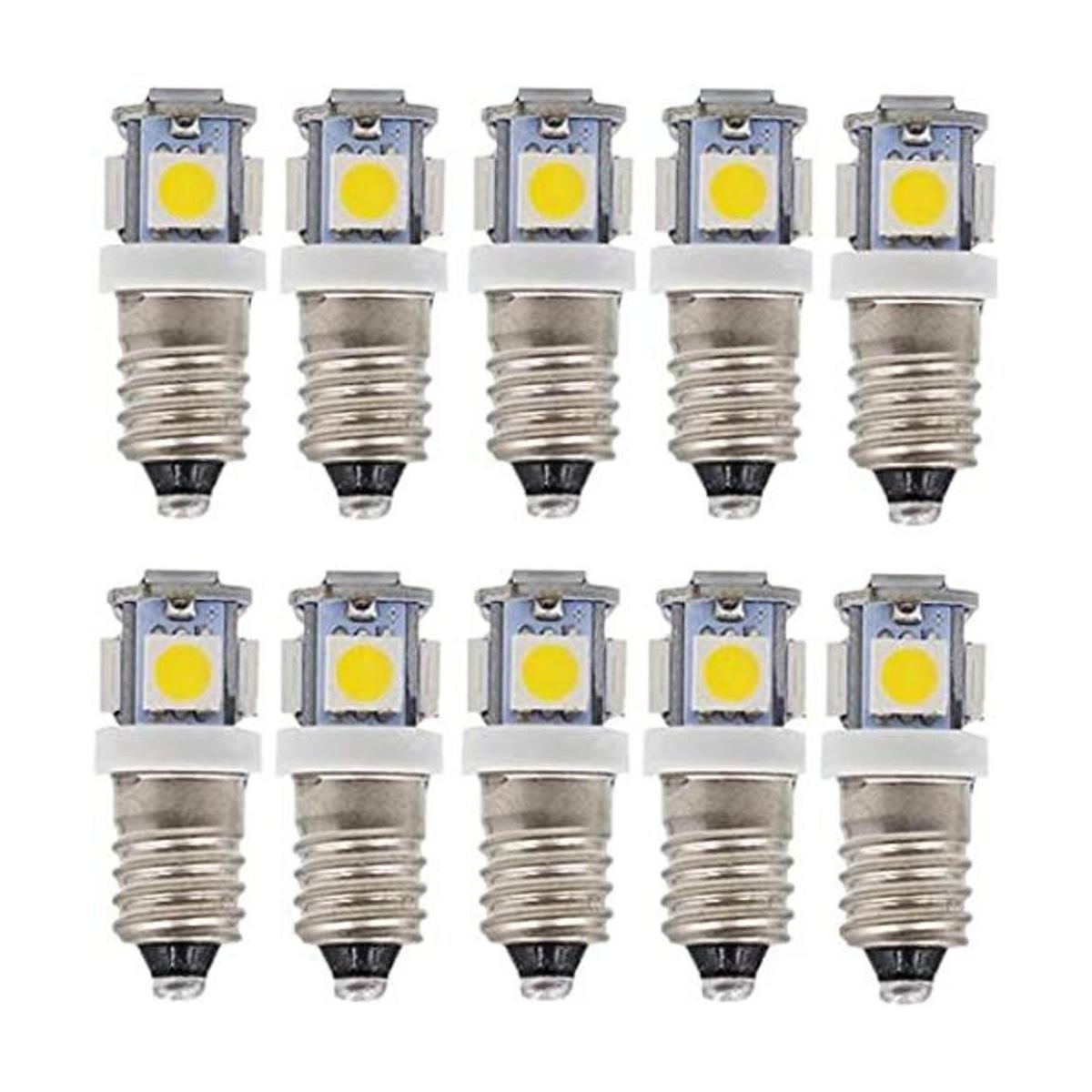 GutReise Bombillas LED E10 CA paquete de 10 bombillas LED