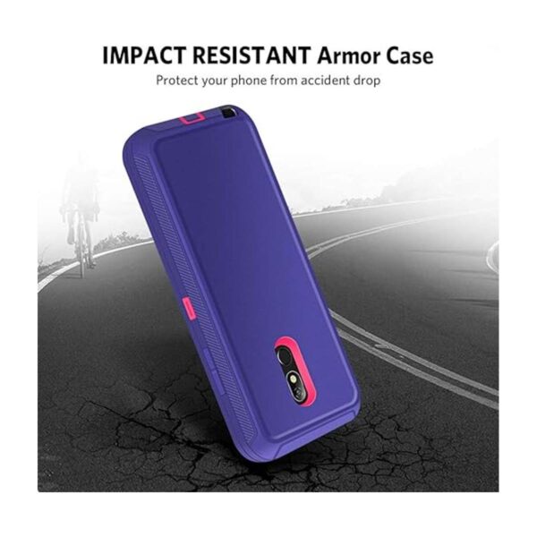 Jelanry Carcasa de uso rudo protectora para LG Stylo 5_2
