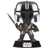 Funko POP Mandalorian de Star Wars con sable oscuro_1