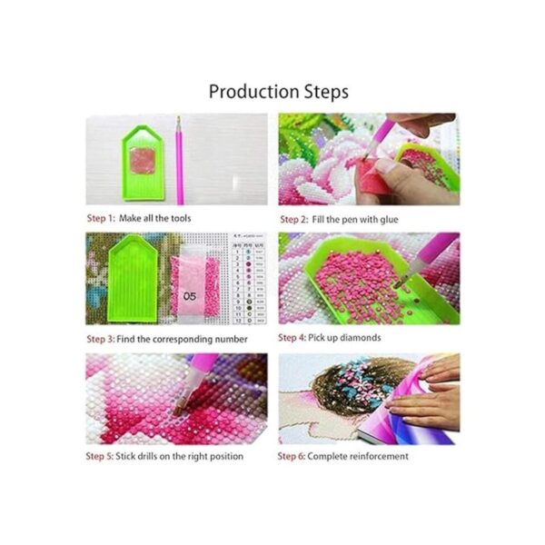DIY 5D Full Drill Rhinestone Animal Diamond Painting Kits_3