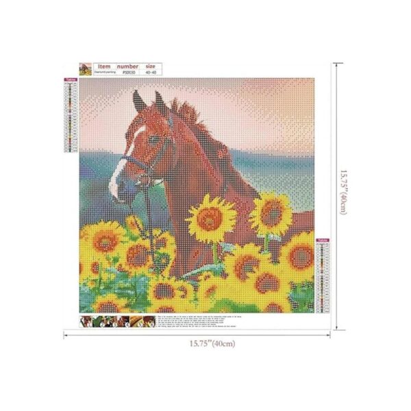 DIY 5D Full Drill Rhinestone Animal Diamond Painting Kits_2