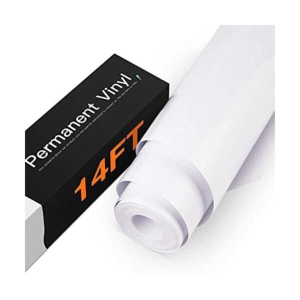 HTVRONT Vinilo blanco permanente para Cricut Rollo de_1