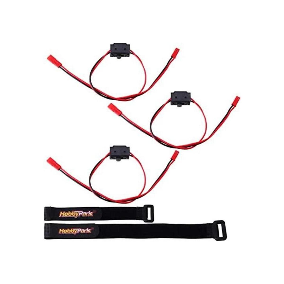 Hobbypark Interruptor de encendido con conectores JST