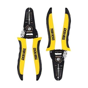 DOWELL Herramienta de pelado de cables de 10 a 22 AWG para