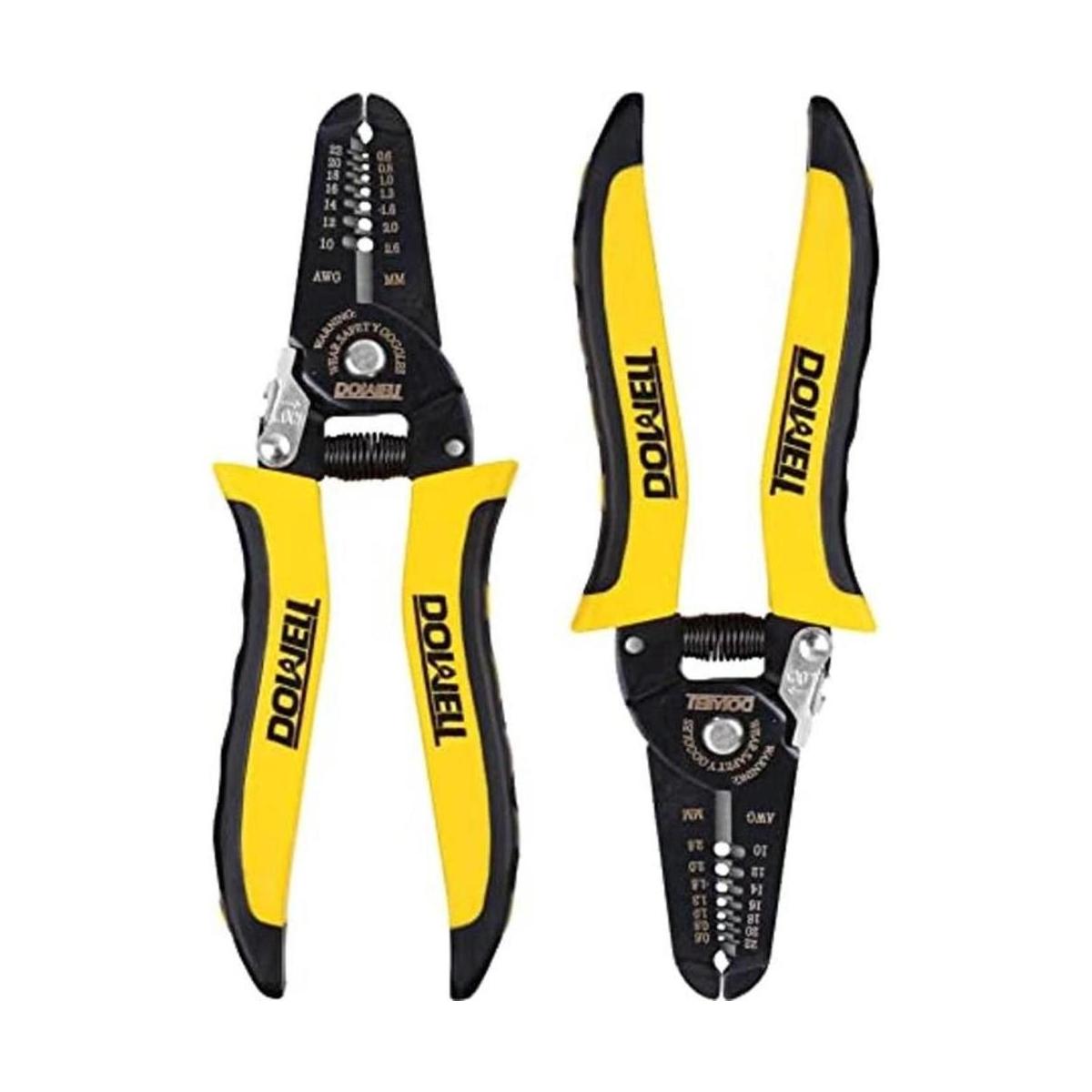 DOWELL Herramienta de pelado de cables de 10 a 22 AWG para