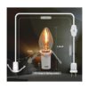 KGC Cable de accesorio C7 con 2 bombillas LED C7 base de_2