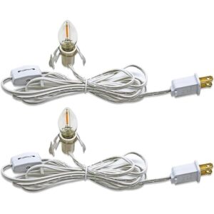 KGC Cable de accesorio C7 con 2 bombillas LED C7 base de_1
