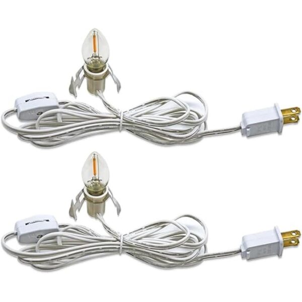 KGC Cable de accesorio C7 con 2 bombillas LED C7 base de_1