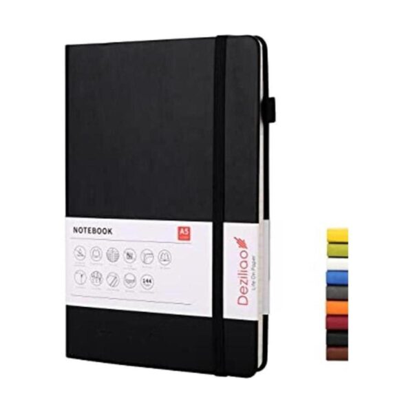 Deziliao Cuadernos forrados para diario con lazo para_1