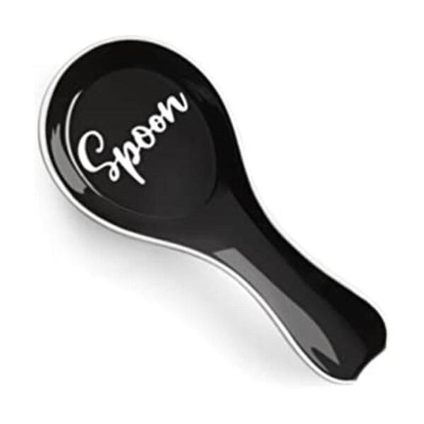 DAYYET Soporte de cuchara de cerámica para encimera de