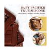 Chocolate Bar Molds 100PCS Set Silicone Candy Mold With_3