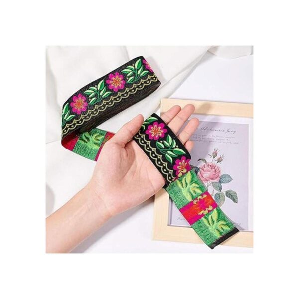 GORGECRAFT Cinta de jacquard de 6.6 ft 2 pulgadas con