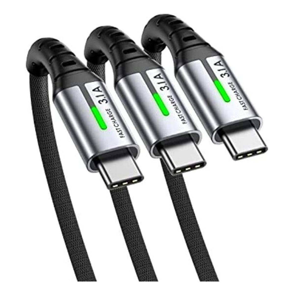 INIU Cable USB C 3 unidades 3.1A QC3.0 cable USB tipo C