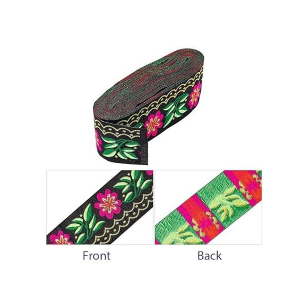 GORGECRAFT Cinta de jacquard de 6.6 ft 2 pulgadas con