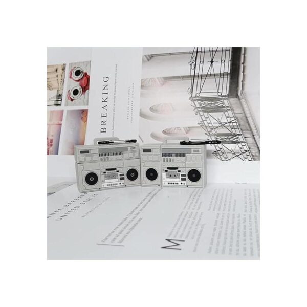 Funda compatible con AirPods Pro de radio retro para_4