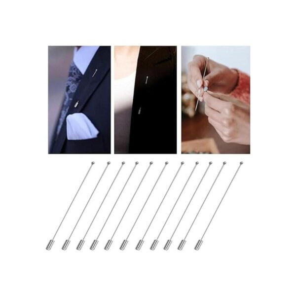 Amosfun 20 pines Boutonniere para coser pasadores de