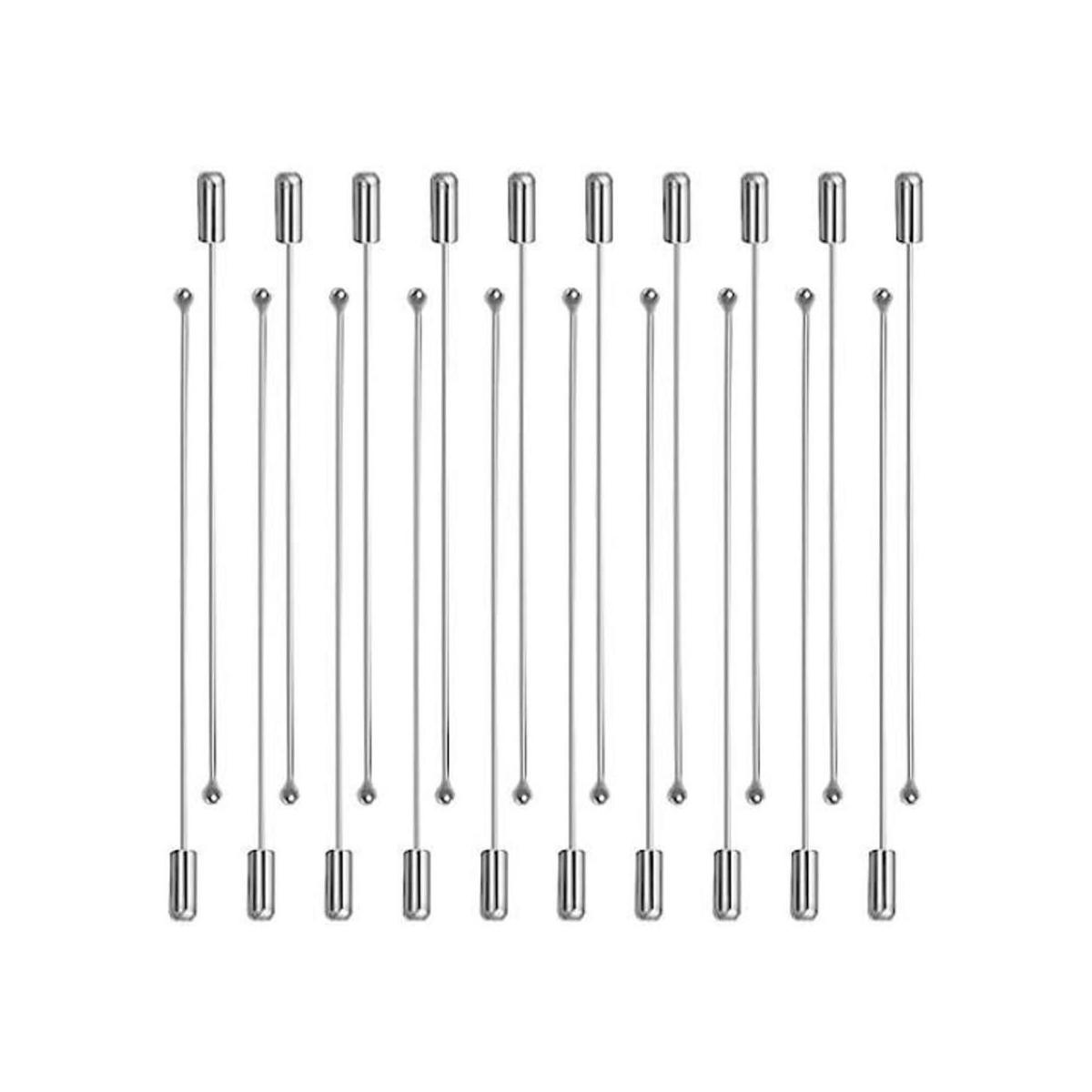 Amosfun 20 pines Boutonniere para coser pasadores de