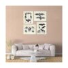 4 piezas de decoración de pared de murciélagos arte de_3
