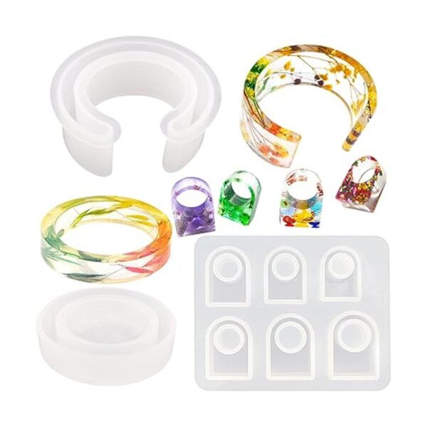 Molde de silicona de resina para pulsera juego de 3_1