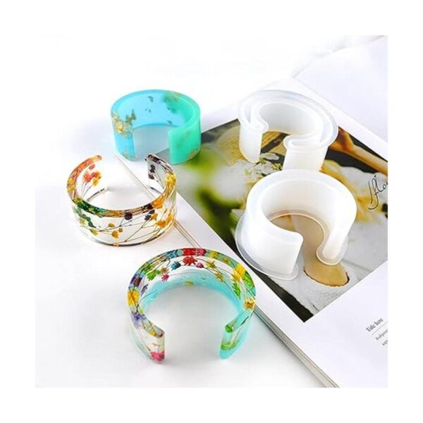 Molde de silicona de resina para pulsera juego de 3_4