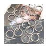 DLAND 20 PCS of Spring Ring OShaped Buckle Hook Lock