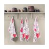 Happy Valentines Day Pink Love Toalla de baño con diseño